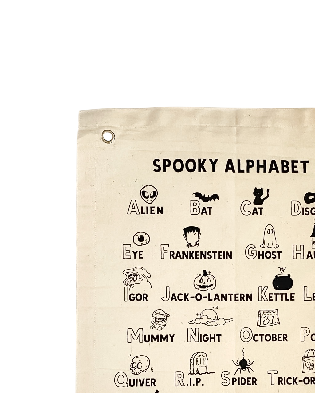 Spooky Alphabet Banner