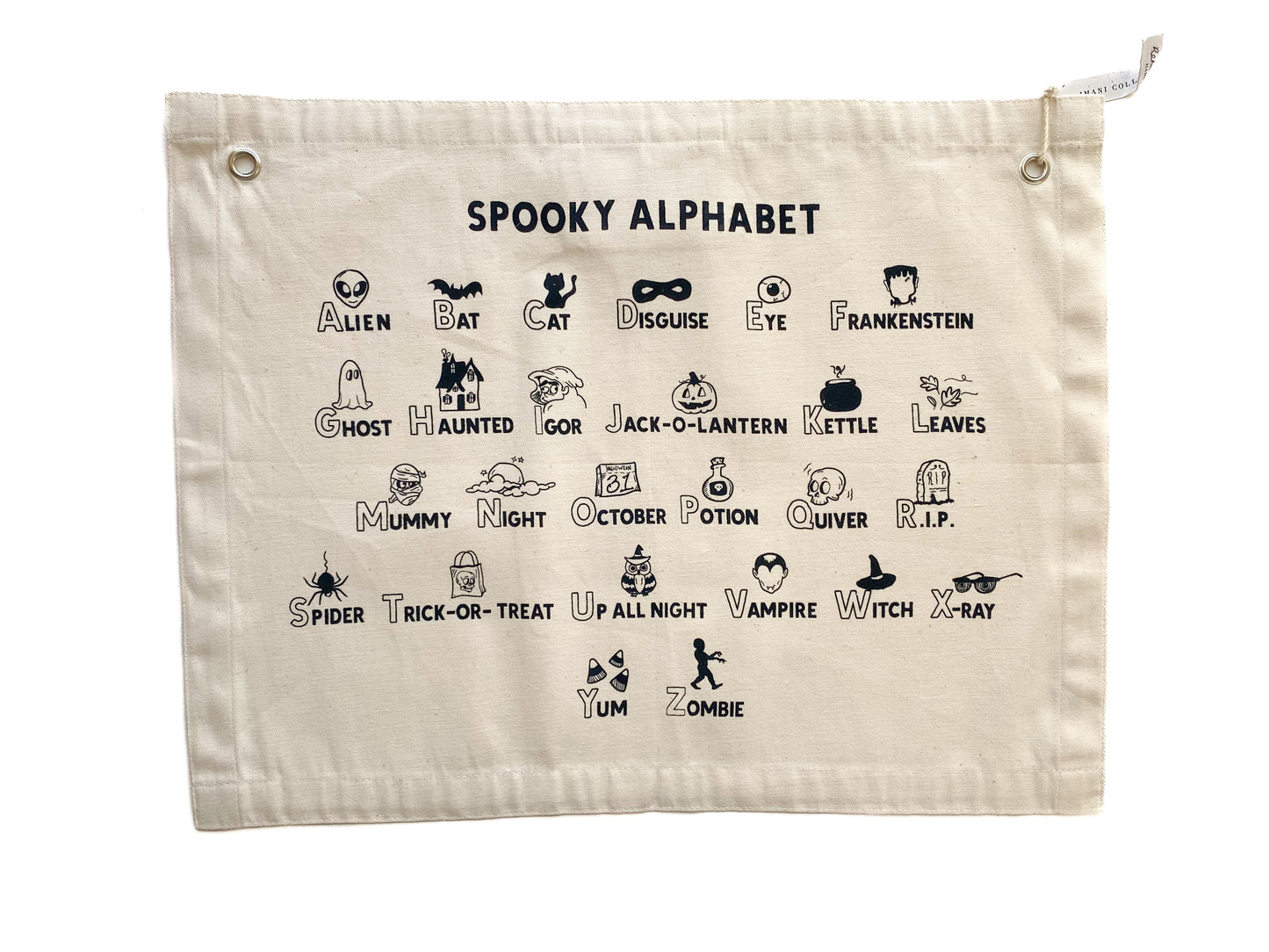 Spooky Alphabet Banner