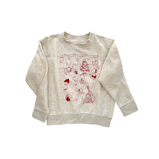 snoopy & friends sweater (kids & adults)