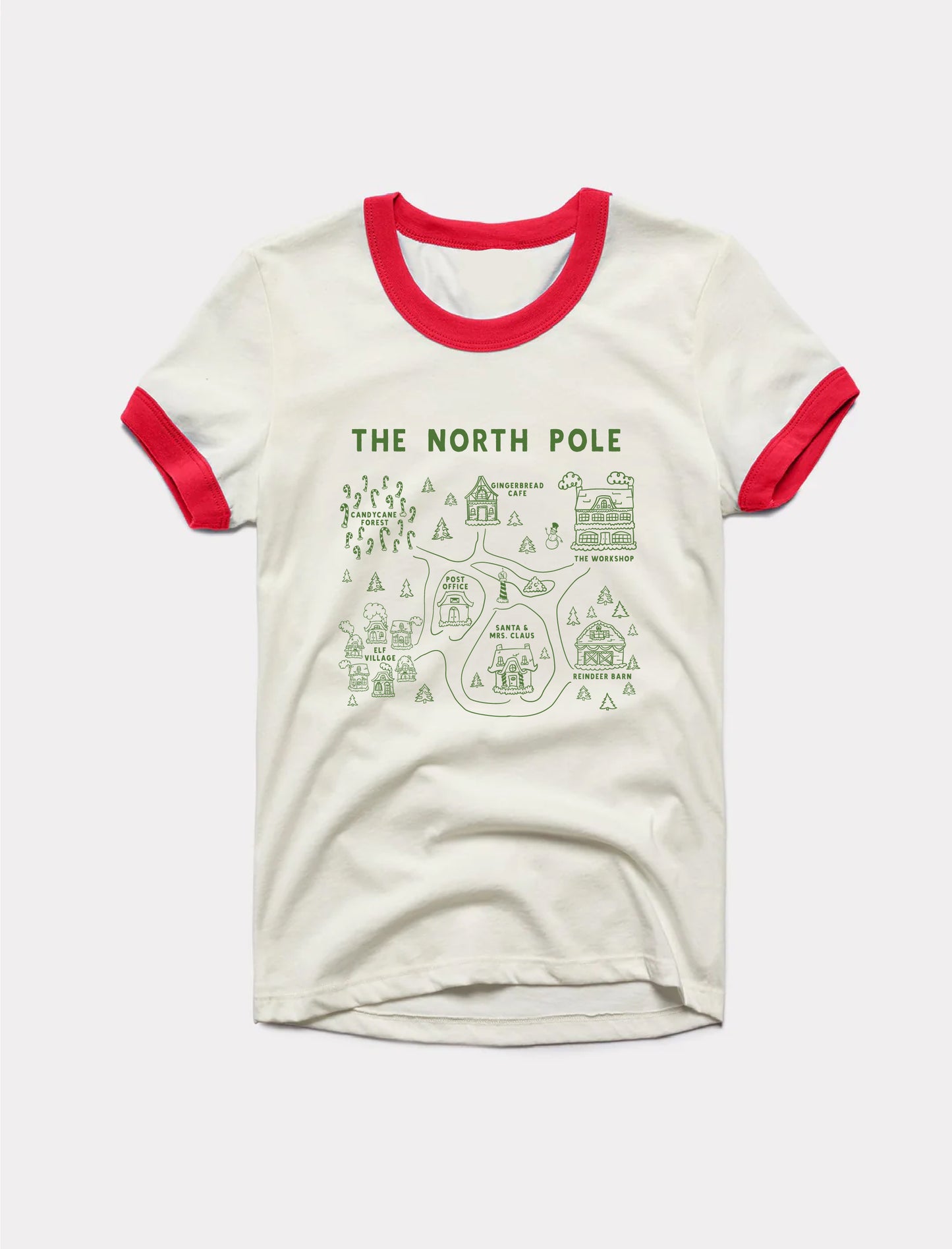 NorthPole ringer tee