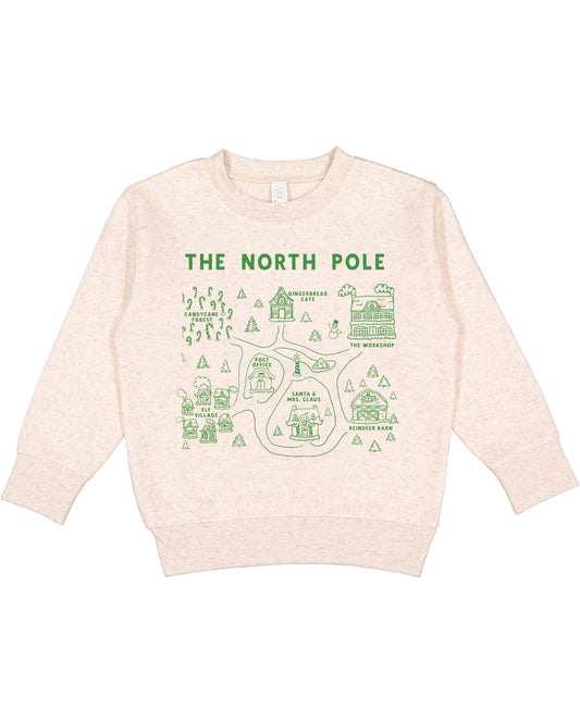 Northpole map SWEATSHIRT